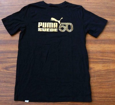 puma black and gold shirt